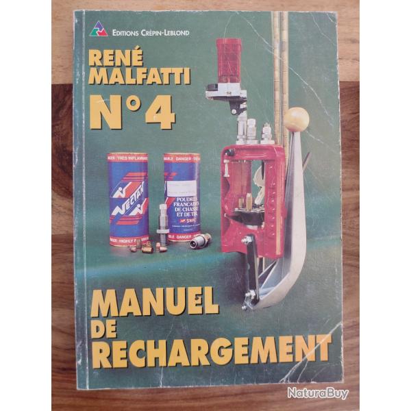 Livre rechargement Malfati N4 etat correct petit prix