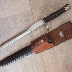 BAIONNETTE FASS 57 AVEC PORTE FOURREAU EN CUIR