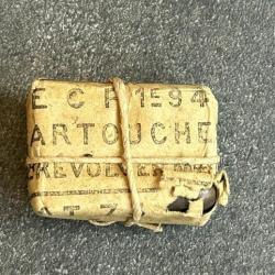 Paquet original de 6 cartouches 8mm 1er trimestre 1894 - RARE -  cat&eacute;gorie D - PORT COMPRIS