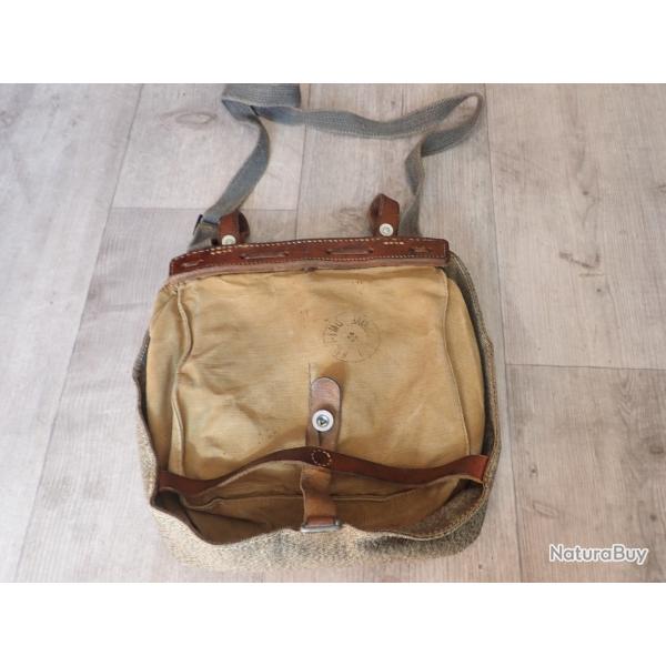 1937 Musette, Sac � pain Suisse - El�ment de paquetage, sac � dos