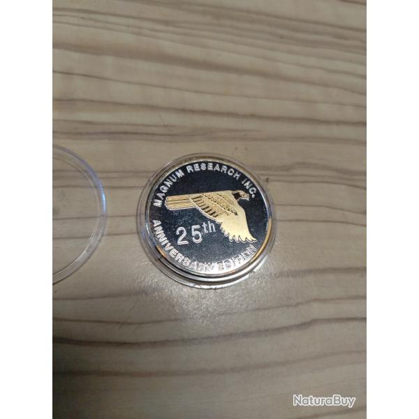 M�daille 25� anniversaire Desert Eagle en argent