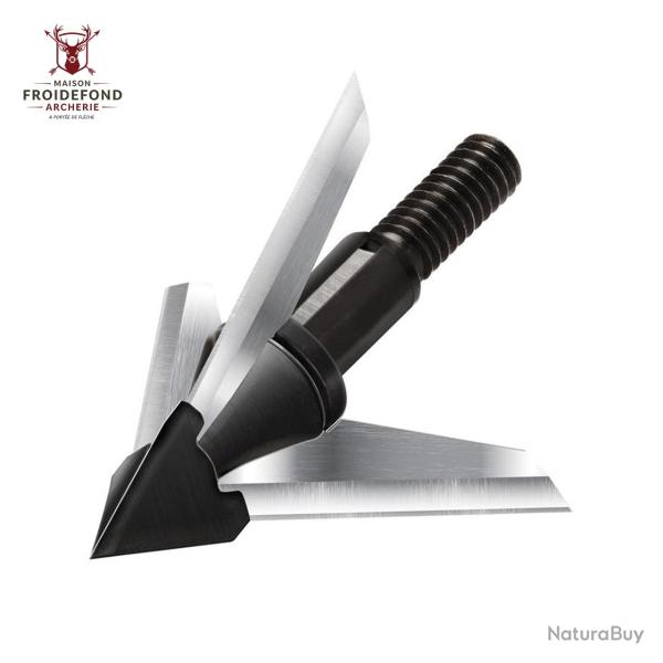 Lame de chasse Exodus Broadheads par 3 - QAD - 125 gr / Swept