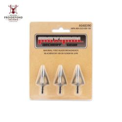 Pointes de chasse &agrave; lame fixe Blackrazor lot de 3- Maximal - 100 gr