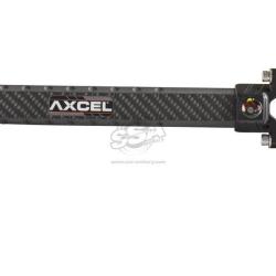 Viseur Achieve New Carbon Bar no lock ext 9" - Axcel - Droitier / Rouge