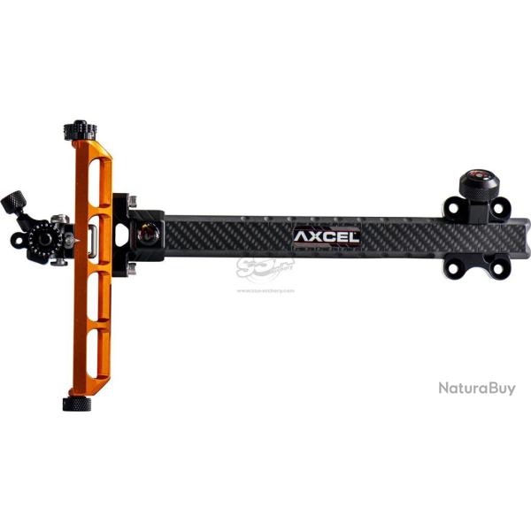 Viseur Achieve New Carbon Bar no lock ext 9" - Axcel - Gaucher / Orange