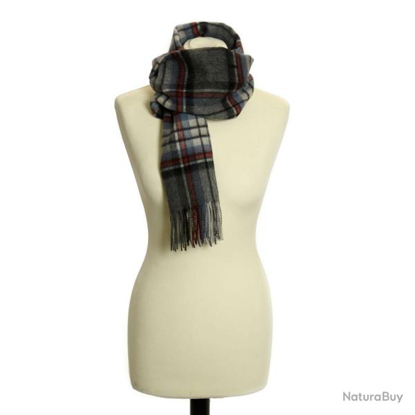 Echarpe tartan en laine - Grey Stewart - Tweedmill - Plaid / Taille unique