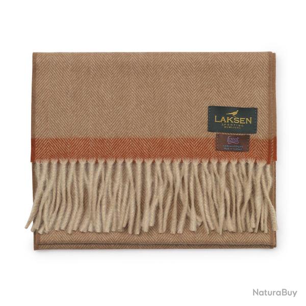 Echarpes en laine d'agneau et angora Cavendish - Laksen - Beige / Taille unique
