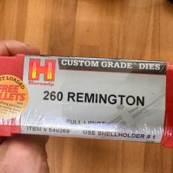 JEU D'OUTIL HORNADY 260 REMINGTON REF 546269 2 OUTILS