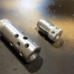 Frein de Bouche - 1/2x20 + Boule de levier d'armement M6
