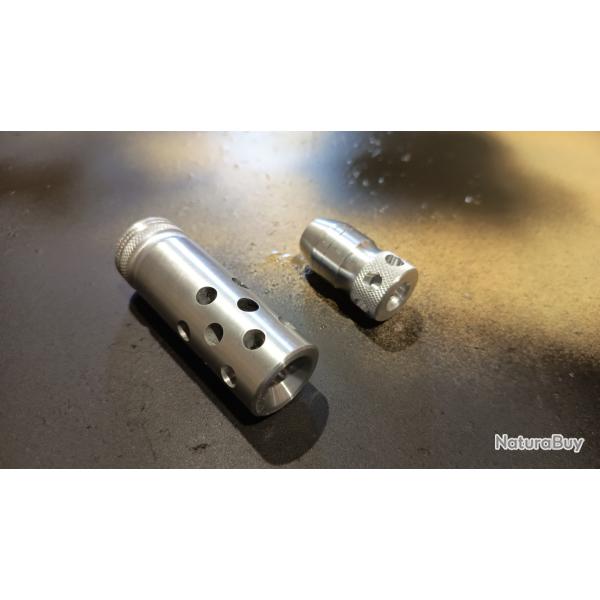 Frein de Bouche - 1/2x20 + Boule de levier d'armement M6