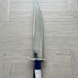 Couteau bowie g&eacute;ant patriote