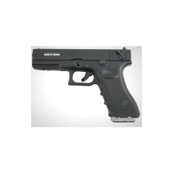 PISTOLET 6MM KP-18 GAZ NOIR