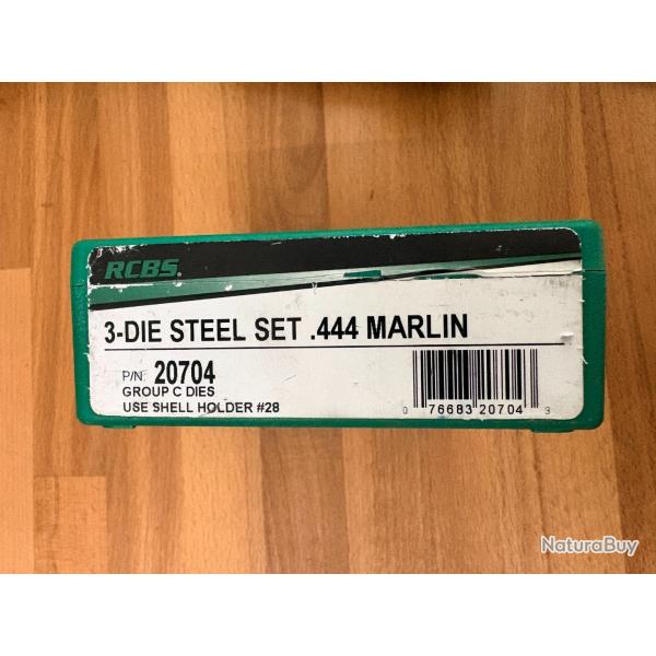 JEU D'OUTIL RCBS 444 MARLIN    REF 20704  3 OUTILS