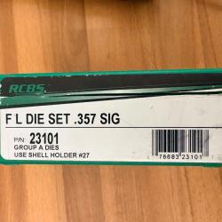 JEU D'OUTIL RCBS 357 SIG   REF 23101  2 OUTILS