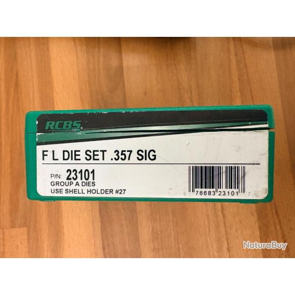 JEU D'OUTIL RCBS 357 SIG   REF 23101  2 OUTILS
