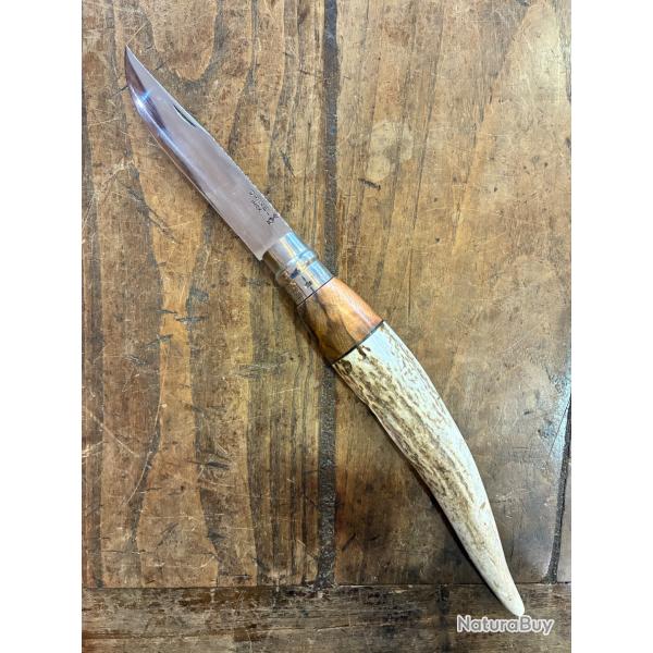 Opinel Taille 12 - 40cm Custom bois de cerf et noyer 2