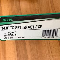 JEU D'OUTIL RCBS 50 ACT- EXP REF 22210  3 OUTILS
