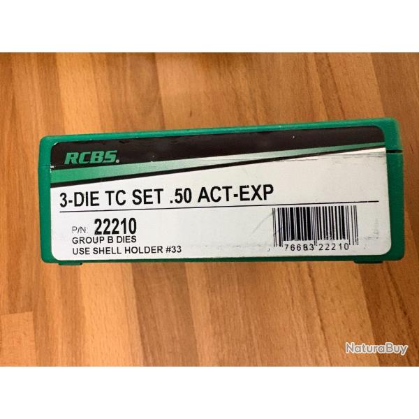 JEU D'OUTIL RCBS 50 ACT- EXP REF 22210  3 OUTILS