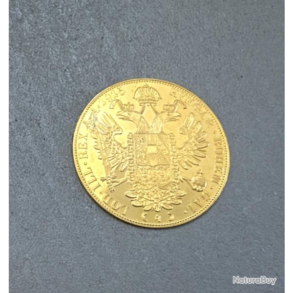 Pi�ce originale en or 4 ducats 1915 - prix fixe