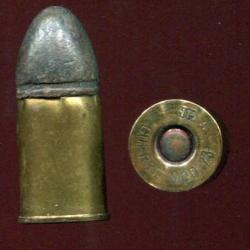 11 mm Fran&ccedil;ais Mle 1873 - une cartouche port compris - plusieurs disponibles - GG GUERRE MOD 73