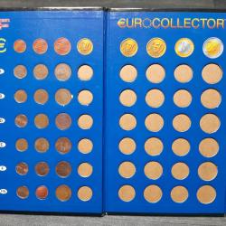 Coffret euro collector pour collection de pi&egrave;ces de monnaie de 0,01 &agrave; 2�