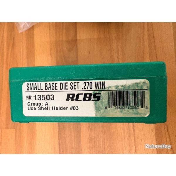 JEU D'OUTIL RCBS 222 REM   REF 10901  2 OUTILS