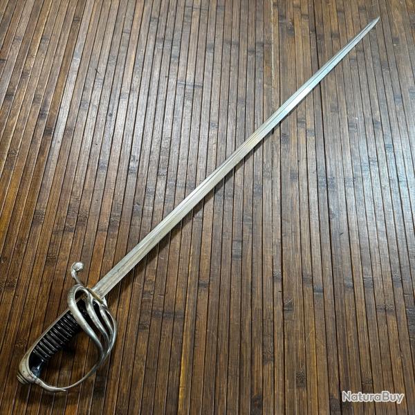 SABRE D'OFFICIER D'INFANTERIE 1882 MANUFACTURE NATIONALE D'ARMES DE CHATELLERAULT  1889