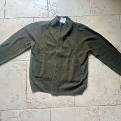 Pull BARBOUR PATCH ZIP NEUF .GILET 100 % Laine Taille xxl .