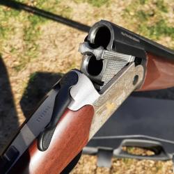 FUSIL SUPERPOSE HUGLU EAGLE G CAL 12/76 NEUF