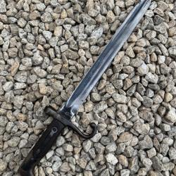 Ba&iuml;onnette Italienne Vetterli 70-87 Interm&eacute;diaires Italie WW1