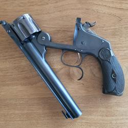 Smith & Wesson 44 Russian, N&deg;3 New Model, en rare version Target &agrave; hausse r&eacute;glable et canon de 6,5"