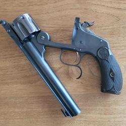 Smith & Wesson 44 Russian, N&deg;3 New Model. Rare version Target &agrave; hausse r&eacute;glable et canon de 6,5"