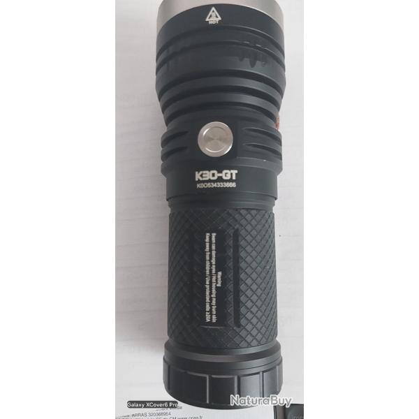 rare lampe  surpuissante Acebeam K30-GT  1 seul  Led de chez Luminus, 5 500 lumens  1 024 m�tres