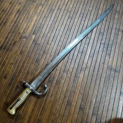 BELLE BA&Iuml;ONNETTE SABRE CHASSEPOT 1866 MANUFACTURE IMP&Eacute;RIALE DE SAINT ETIENNE FRANCE 1868