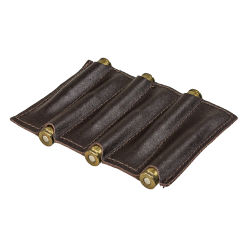 &Eacute;tui &agrave; cartouches en cuir - Ref 32375-37 - &Eacute;quipement chasse robuste