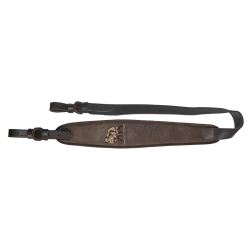 Bretelle d'arme en cuir robuste - Ref 32225-29 - &Eacute;quipement chasse robuste