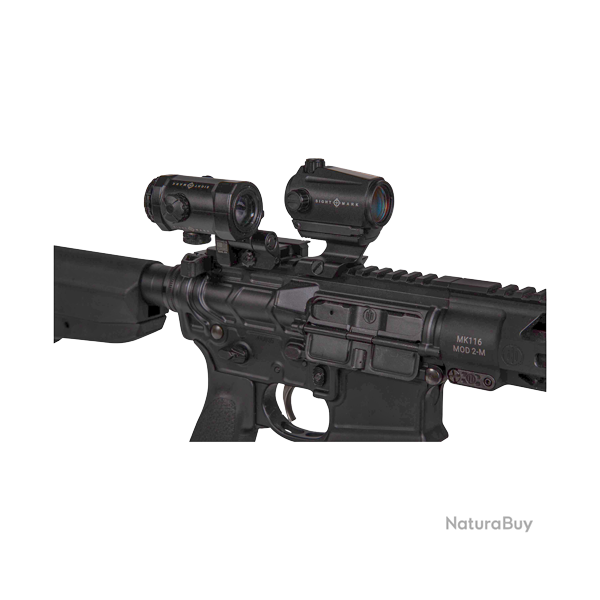 Slide to Side" rehausse de grossissement XTM-3 MAGNIFIER Sightmark - Ref 37019-03