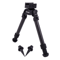 Statif bipied t&eacute;l&eacute;scopique en carbone - Ref 34322-32 - Accessoire arme qualit&eacute; pro