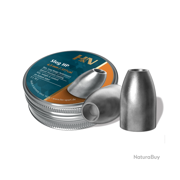 H&N SLUG HP, 4,5 mm - Ref 24055-11 - �quipement tir sportif
