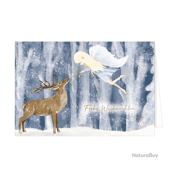 Carte de No�l - Ref 32501-47 - Cadeau th�me chasse
