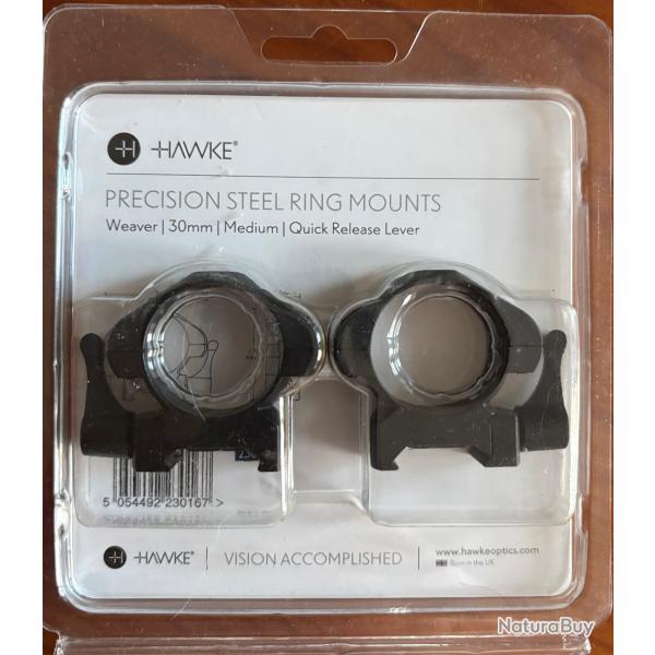 Colliers amovible M�dium HAWKE 30mm