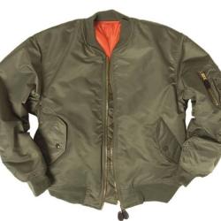 Blouson Bombers MA1 Basic - Vert XS