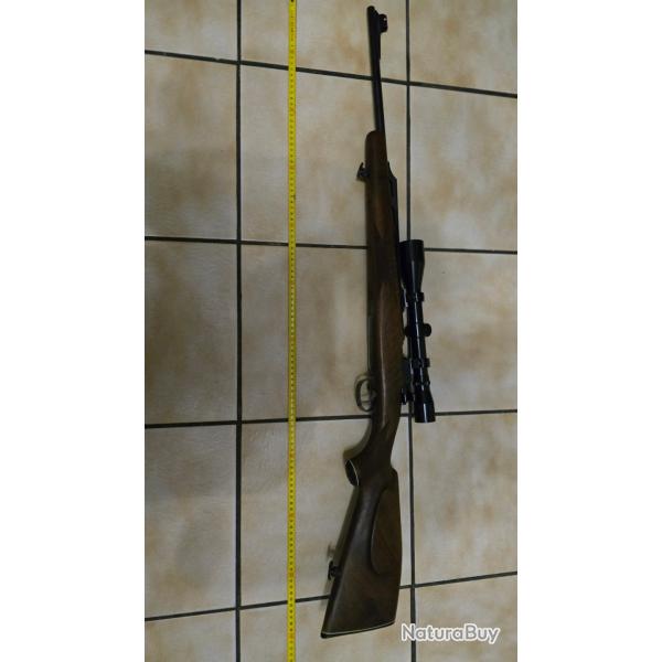 vend fusil de chasse canon court avec lunette de vis�e calibre 300 Win Magnum