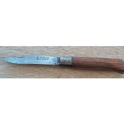 Rare Couteau ancien J. ROBIN Thiers (Type Opinel &agrave; cran forc&eacute;) - Ann&eacute;es 50/60