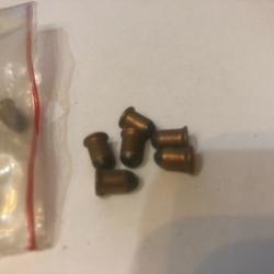 75 anciennes cartouches calibre 4 mm percussion annulaire &agrave; balles rondes