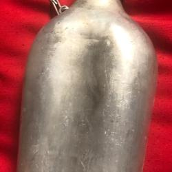Gourde Aluminium 1,3 litres Arm&eacute;e Fran&ccedil;aise originale OCCASION en bon &eacute;tat