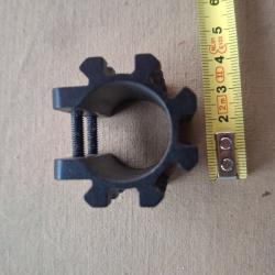 Bague Tactical 3 Rails Picatinny par c&ocirc;t&eacute; pour Un Fusil &agrave; Pompe de Calibre 12