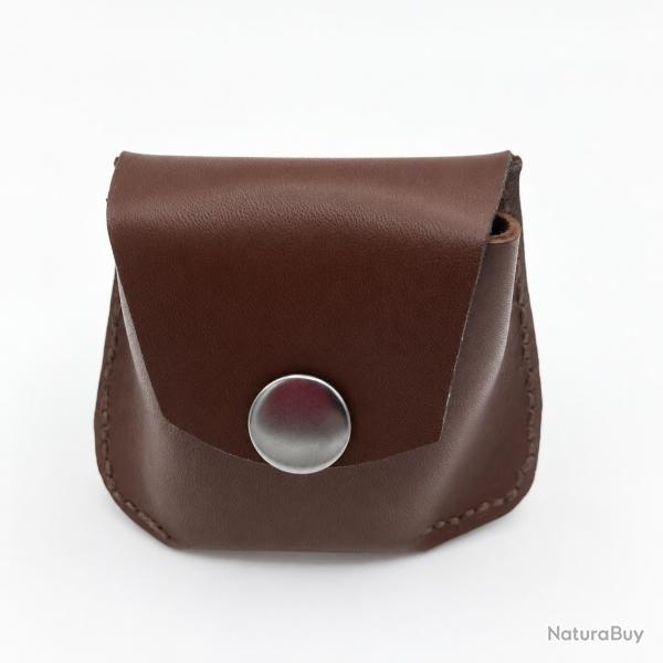 Porte-monnaie artisanal en cuir de veau italien Nuti Ivo - Point sellier