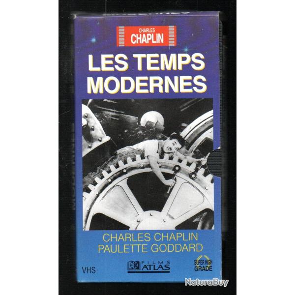 les temps modernes charlie chapli , charlot et paulette godard vhs com�die de moeurs , no DVD