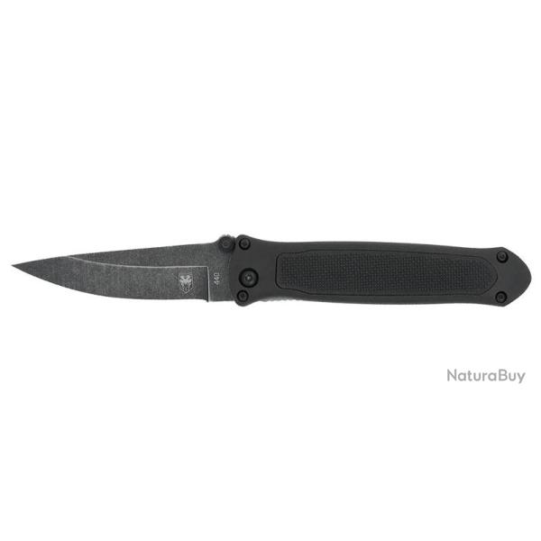 Cobratec Black Quick Strike Hidden Release - Couteaux automatiques - Ref CBBLKHRQS